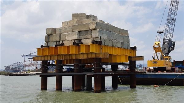 Thí nghiệm nén tĩnh cọc khoan nhồi Cọc C6 trụ T31 - Dự án: Cầu Thái Hà vượt sông Hồng