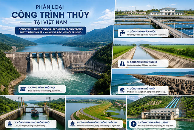 Phân loại công trình thủy tại Việt Nam