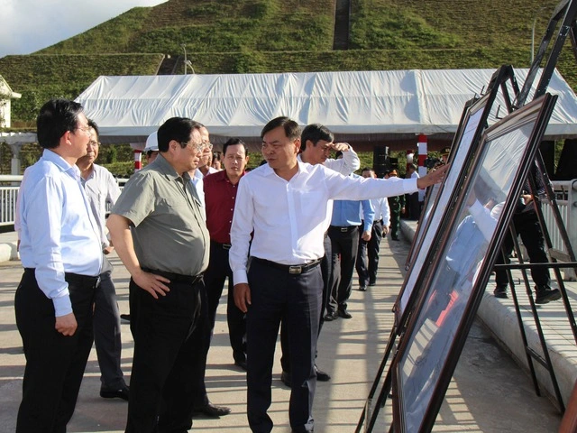 Thủ tướng Phạm Minh Chính dự lễ khánh thành hồ chứa nước Đồng Mít tại Bình Định